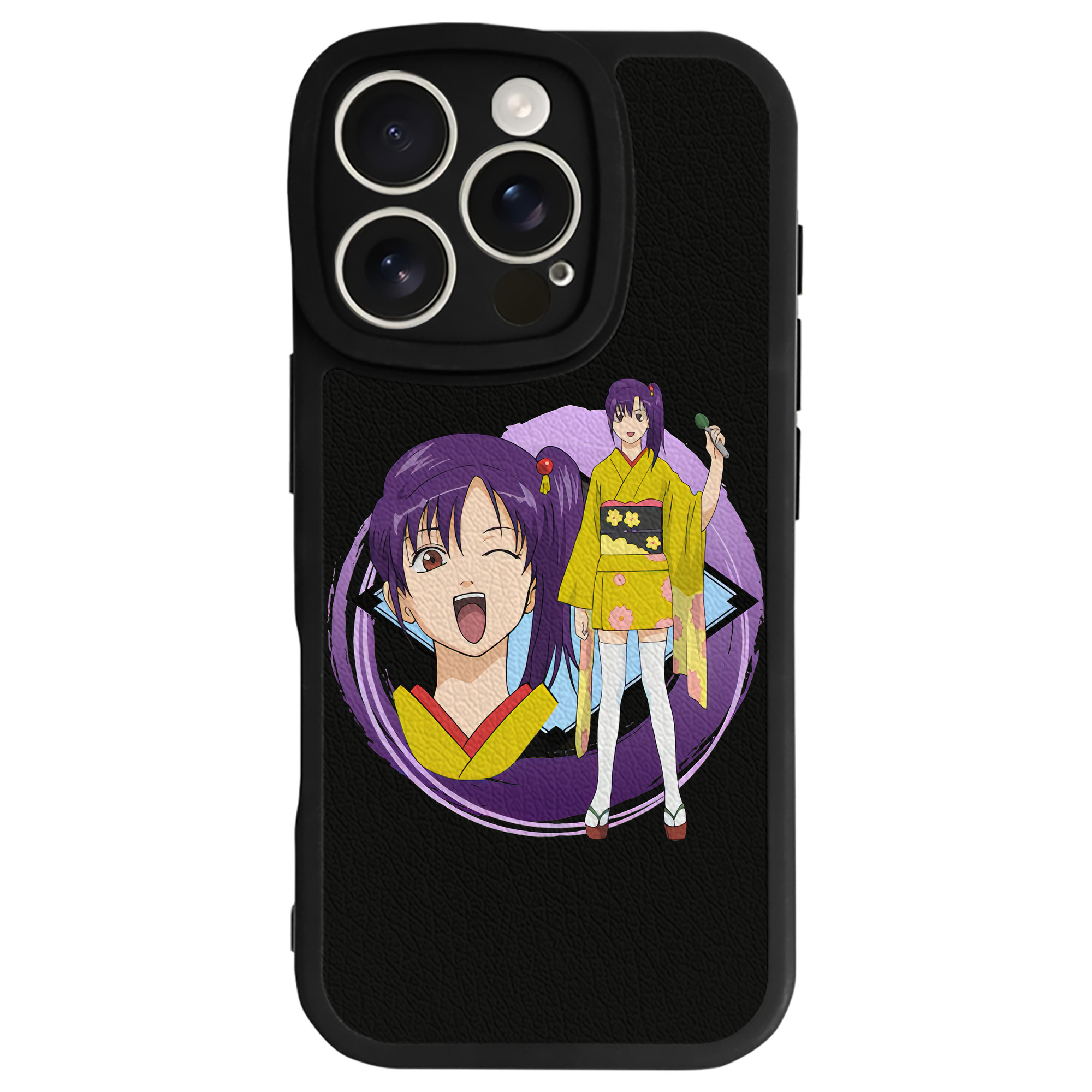 （画像用） ぎんたま 坂田銀時（さかたぎんとき） 神楽 志村新八（しむら しんぱち） GINTAMA Sakata Gintoki Kagura Shimura Shinpachi 【iPhone 16シリーズ対応】シリコンスマホケース（レザー調） 材質：シリコン